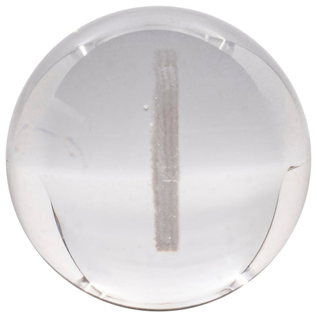Glasshouse Etched Marble Cap, 2mm Borosilicate Glass, Top View for Dab Rigs