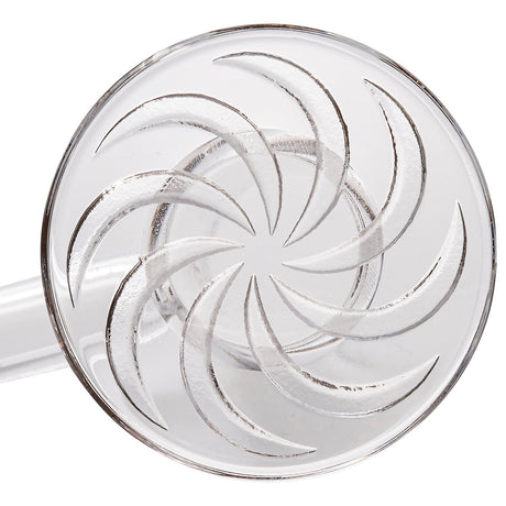 Glasshouse Hurricane Cyclone Quartz Banger Kit Top View with Intricate Design