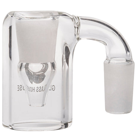 Glasshouse Quartz Reclaim Kit with 90 Degree Male Joint and Silicone Dishes - Side View