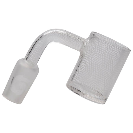 Glasshouse String Theory Full Quartz Banger Kit, 25mm Male Joint, Side View on White