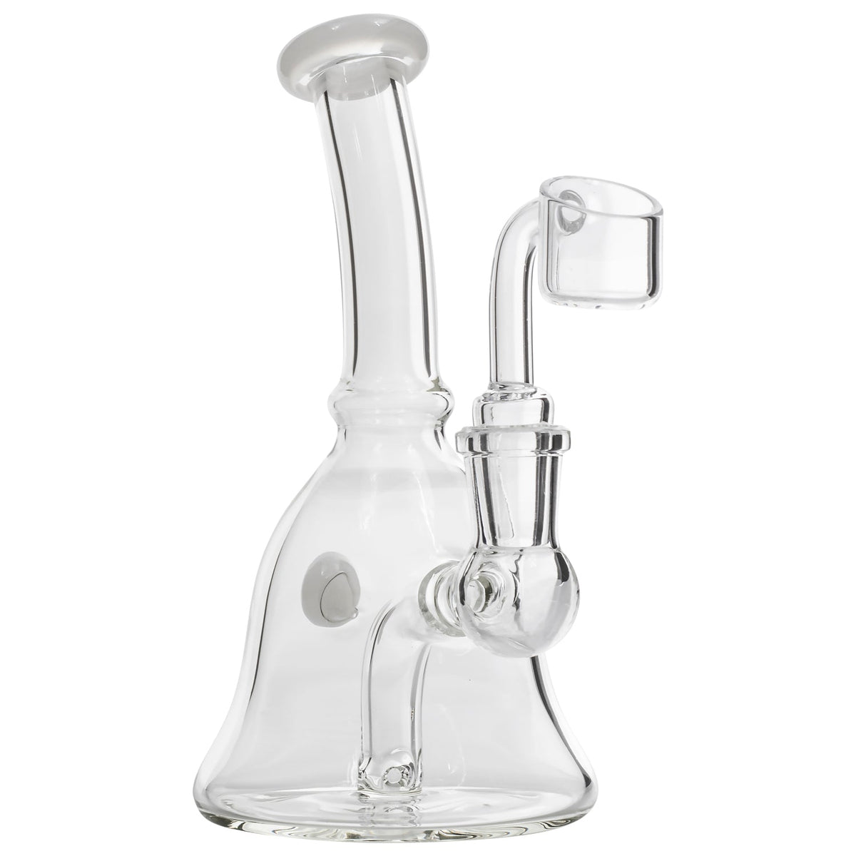 Frost Rig Glassic Bell Dab Rig with Colored Marble and Details