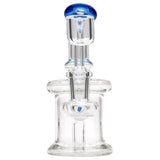 Glassic Compact Barrel Banger Hanger Rig for concentrates, 5.5" height, front view on white background