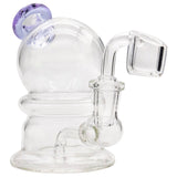 Glassic Compact Globe Banger Hanger Dab Rig with 90 Degree Joint and Quartz Banger