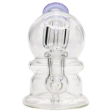 Glassic Compact Globe Banger Hanger Dab Rig, 90 Degree Joint, Borosilicate Glass, Front View