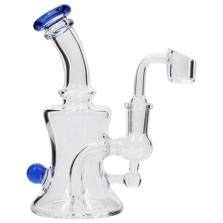 Opalized Rig Iridescent Mini Dab Rig with Opal Marble