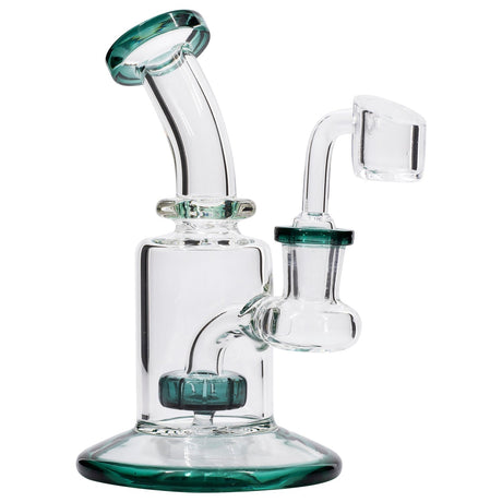 Glassic "Spritz" 6.5" Dab Rig with Emerald Shower-head Perc, 90 Degree Joint, and Banger