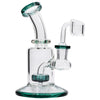 Glassic "Spritz" 6.5" Dab Rig with Emerald Shower-head Perc, 90 Degree Joint, and Banger