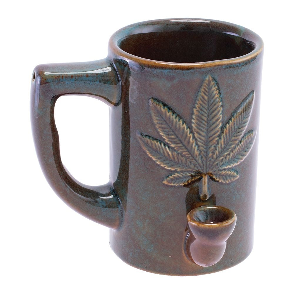 Glazed & Dazed Leaf Pipe Mug | 8oz