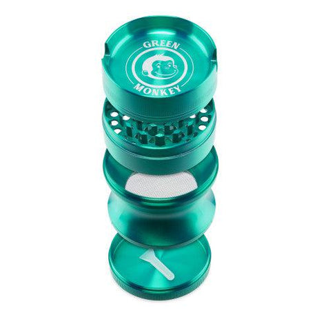 Green Monkey Grinder - Chacma 4pc with Ashtray - 2.5"