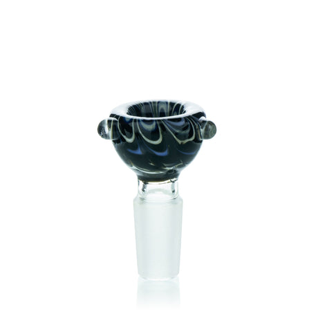 Lucky Goat Groovy Glass Bowl Piece, 14mm, Front View on White Background