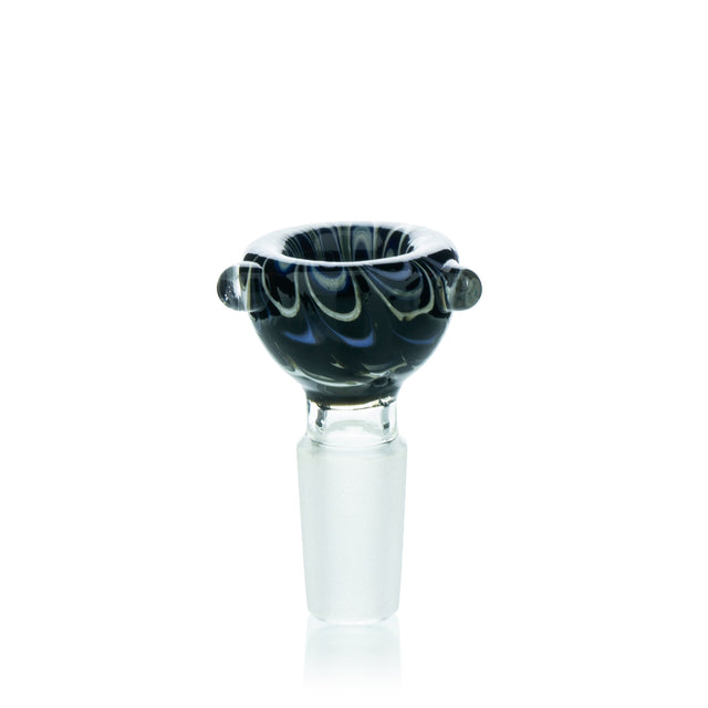 Lucky Goat Groovy Glass Bowl Piece, 14mm, Front View on White Background