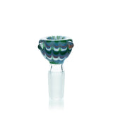 Lucky Goat Groovy Glass Bowl 14mm - Front View on White Background