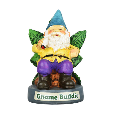 4.5" Gnome Buddy Resin Figurine, Assorted Colors, Front View on White Background