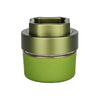 GOAT AITH v.1 Herb Grinder in Plant Green with 4-Part Metal Construction - Front View