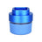 GOAT AITH v.1 Herb Grinder in Blue - Front View with Metal 4-Part Design