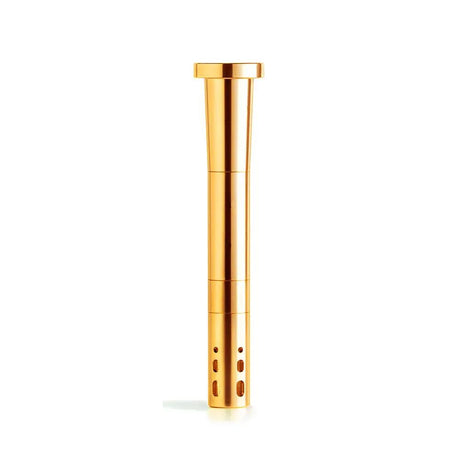 Chill Steel Pipes Gold Aluminum Downstem, Durable & Unbreakable, Front View