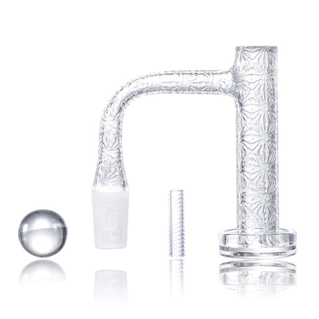 Golden Goat Engraved Control Tower Quartz Banger Kit - alternate view 2
