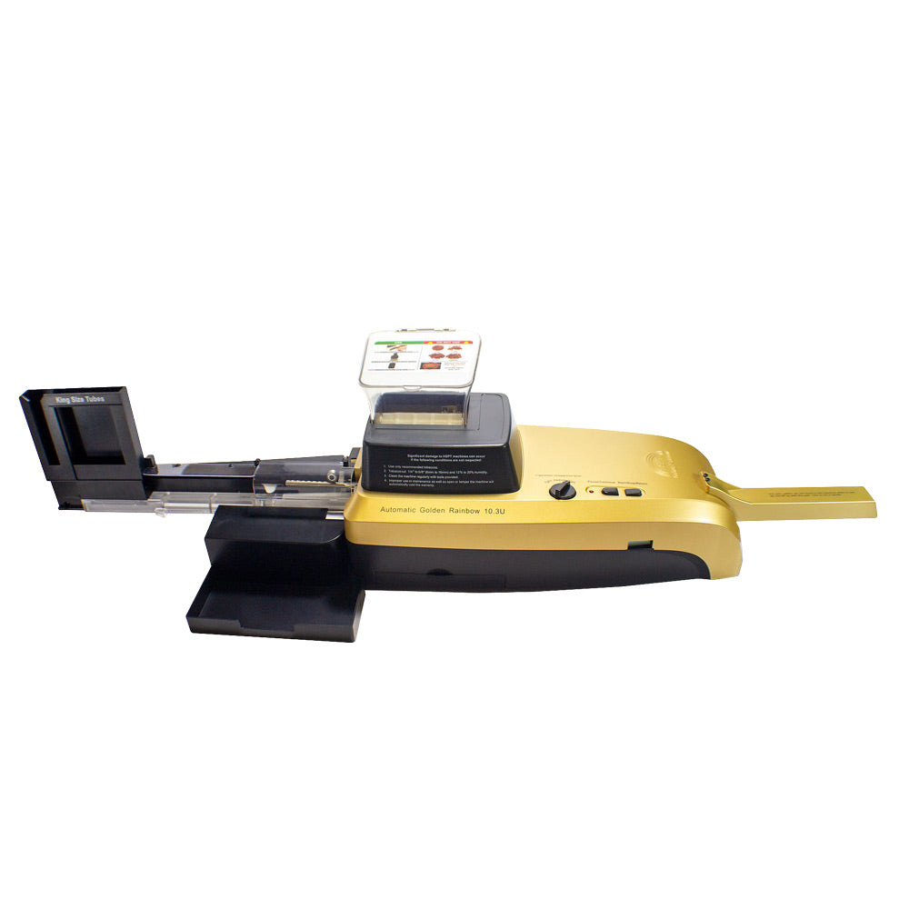 HSPT Golden Rainbow Electric Cigarette Injector - King Size Rolling Ma DankGeek HSPT Golden Rainbow Electric Cigarette Injector - King Size Rolling Ma DankGeek
