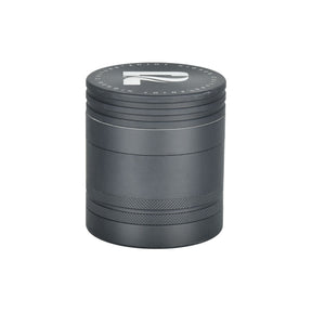 Pulsar GR745 5-Piece Grinder, 2.5" Diameter, Black, with Herb/Wax Storage, Front View