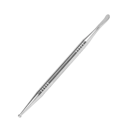 Grade 2 Titanium Vape Tool Dabber, 4.25" length, for concentrates, angled side view