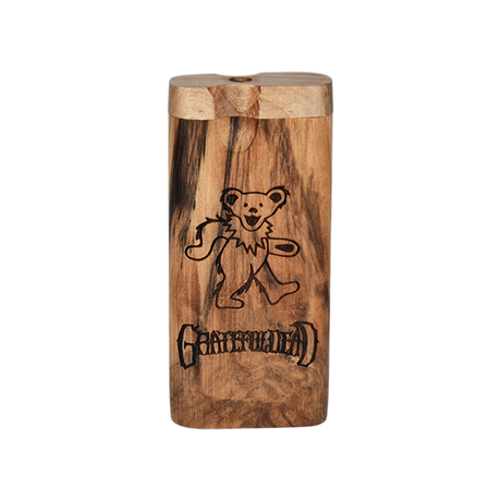The Grateful Dead x Pulsar Engraved Twist Top Wood Dugout | 4" | Assorted Designs | 12ct Display