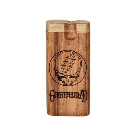The Grateful Dead x Pulsar Engraved Twist Top Wood Dugout | 4" | Assorted Designs | 12ct Display