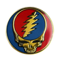 Grateful Dead "Steal Your Face" 1" Metal Sticker with Vibrant Colors