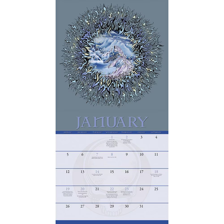 Grateful Dead 2025 Wall Calendar | 12" x 12"