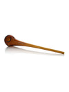GRAV 10" Gandalf Hand Pipe in Amber - Side View on White Background