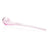 GRAV 10" Gandalf Hand Pipe in Pink, Borosilicate Glass, Side View on White Background