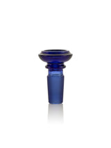 GRAV 14mm Basin Bowl in Blue, Front View on Seamless White Background, Borosilicate Glass