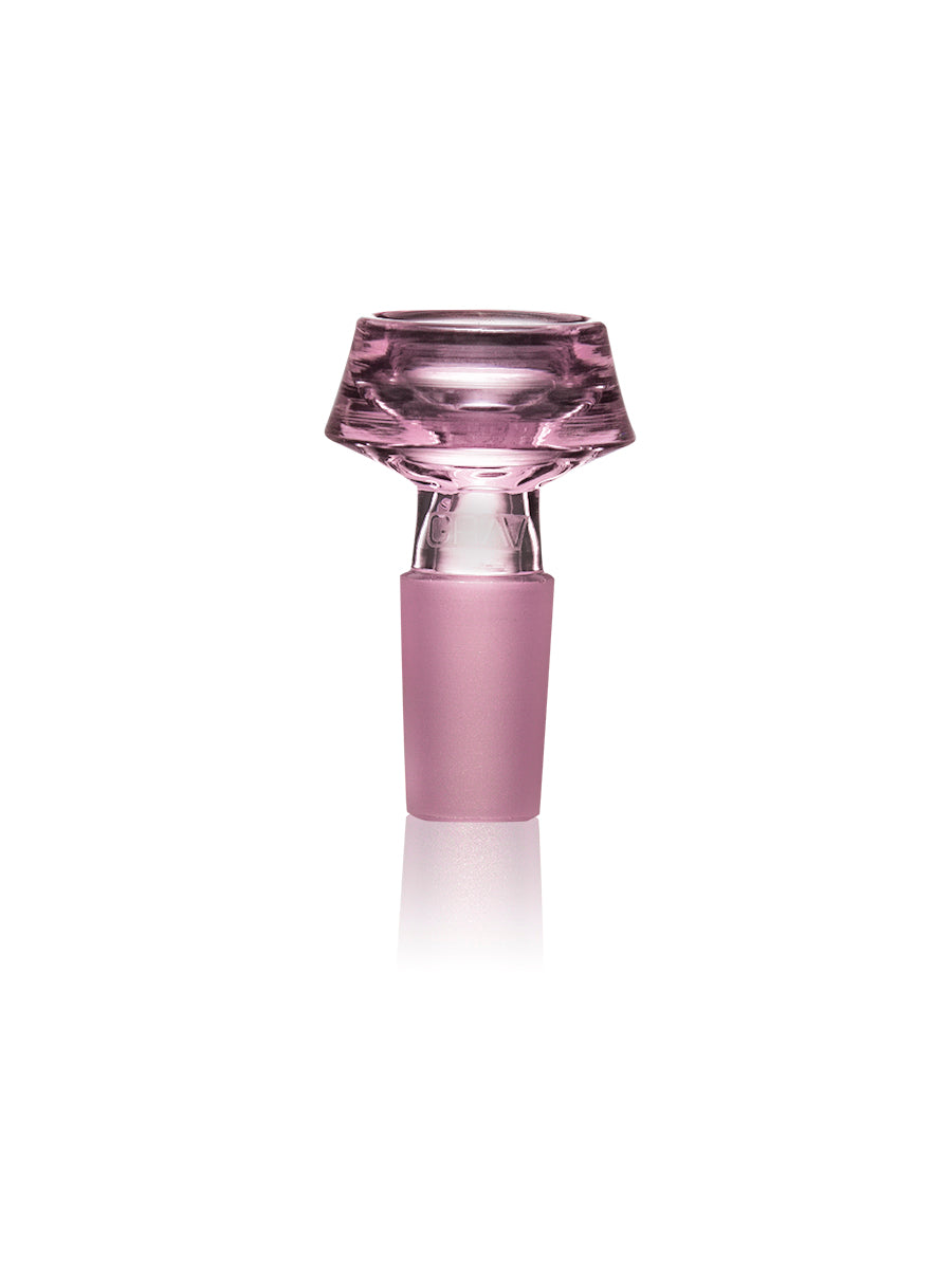 GRAV 14mm Caldera Bowl in Pink - Front View on White Background