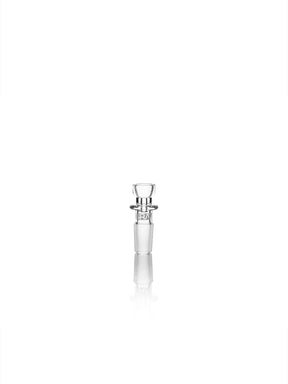 GRAV 14mm Cup Bowl for Bongs, Clear Borosilicate Glass, Front View on White Background
