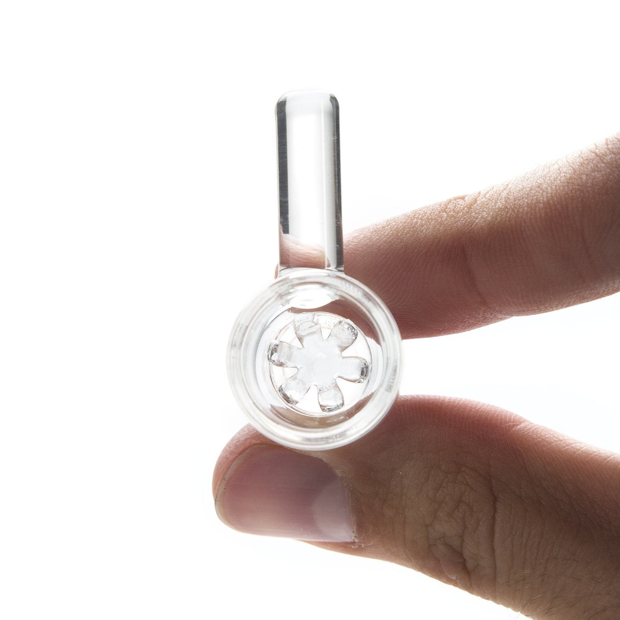 GRAV 14mm Female Octobowl with Built-in Screen, Close-up Held in Hand