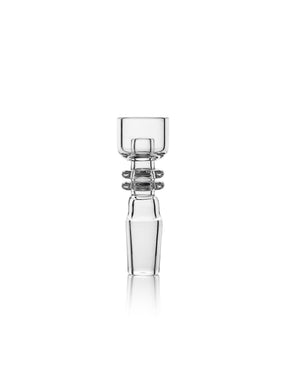GRAV 14mm Male Domeless Nail for Dab Rigs, Clear Quartz, Front View