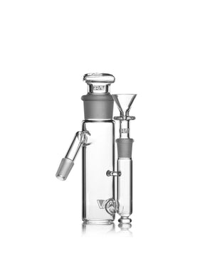 GRAV 14mm Phoenix 45° Ash Catcher, clear borosilicate glass, beaker design, front view