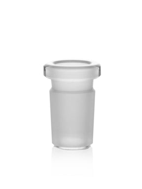 GRAV 19mm Male to 14mm Female Glass Reduction Adapter for Bongs, Clear Borosilicate, Front View