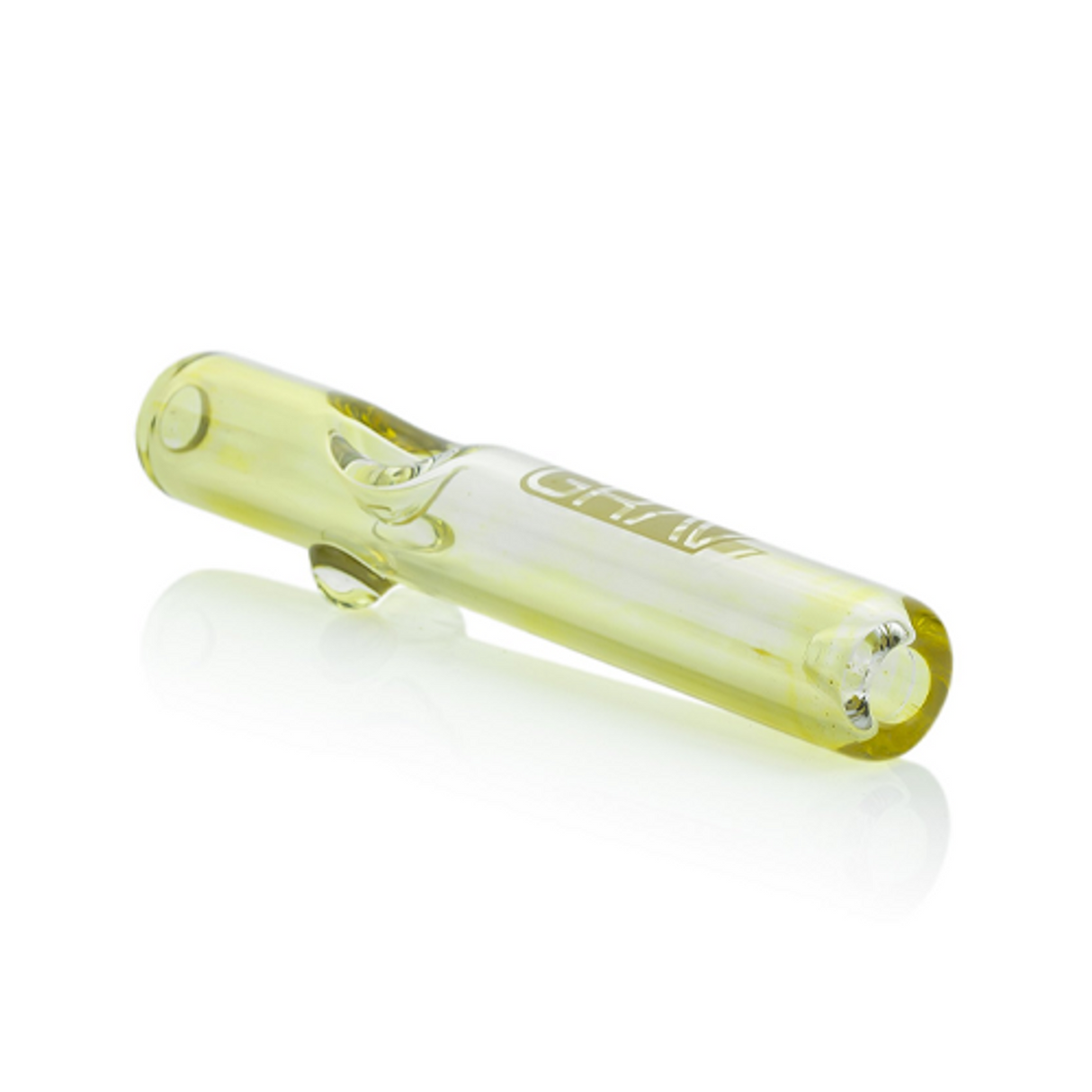 GRAV 5" Mini Steamroller in Borosilicate Glass - Portable Hand Pipe with Clear Design