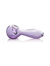 GRAV 6'' Large Spoon Hand Pipe in Lavender - Durable Borosilicate Glass, Side View