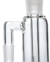 GRAV 90˚ Ashcatcher with Removable Downstem, Clear Borosilicate Glass, Side View