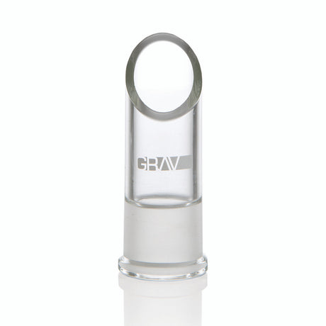 GRAV Angle Cut Dome for Dab Rigs with 19mm Joint - Clear Borosilicate Glass, Front View