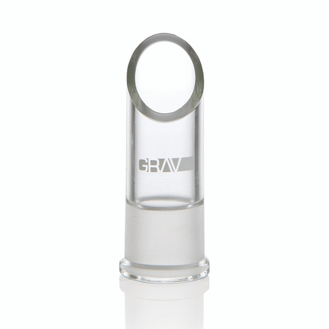 GRAV Angle Cut Dome for Dab Rigs with 19mm Joint - Clear Borosilicate Glass, Front View