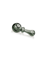 GRAV Bauble Spoon in Smoke Grey, 4.5" Borosilicate Glass Hand Pipe, Thick Wall Design