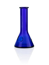 GRAV Beaker Spoon Pipe in Blue - Front View on Seamless White Background