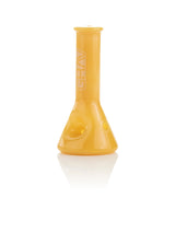 GRAV Beaker Spoon in Amber - Front View - Compact Borosilicate Glass Pipe for Dry Herbs