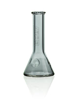 GRAV Beaker Spoon Pipe in Smoke Color, Front View, Compact Design for Dry Herbs, Borosilicate Glass