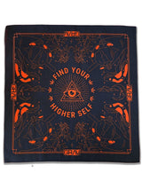 GRAV Bong Promo Bandana with 'Find Your Higher Self' Motif