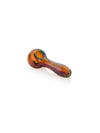 GRAV Bubble Trap Spoon in Amber - Compact 4" Hand Pipe with Artistic Design