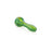GRAV Bubble Trap Spoon Pipe in Green, Compact 4" Hand Pipe with Deep Bowl - Top View