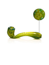 GRAV Classic Sherlock Hand Pipe in Green - Bubble Trap Design with Deep Bowl - 6" Compact Size